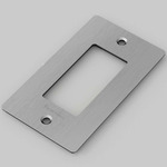 Buster + Punch Metal Wall Plate - Overstock - Steel