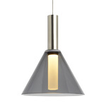 Mezz Freejack Pendant - Floor Model - Satin Nickel / Smoke