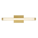 Mola Bathroom Vanity Light - Overstock - Plated Brushed Gold / White