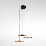 LED-Ginger Multi Light Pendant - Floor Model - Oak