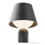 Dude Table Lamp - Black Marble / Black