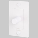 Buster + Punch 1-Gang Complete Metal Dimmer - Overstock - White
