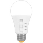 A19 Med Base 9W 120V Color-Select 92CRI 6-Pack - White