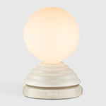 Wake Table Lamp - Pebble White / White