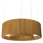 Cylindrical Drum Ring Pendant - Louro Freijo