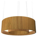 Cylindrical Drum Ring Pendant - Louro Freijo