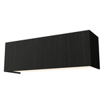 Clean Rectangle Wall Sconce - Charcoal / White Acrylic