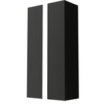 Clean Vertical Stripe Wall Sconce - Charcoal / White Acrylic