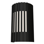 Ripado Slatted Wall Sconce - Charcoal / White Acrylic