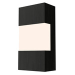 Clean Risk Wall Sconce - Charcoal / White Acrylic