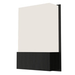 Clean Flowerpot Wall Sconce - Charcoal / White Acrylic