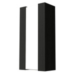 Clean Cutout Wall Sconce - Charcoal / White Acrylic