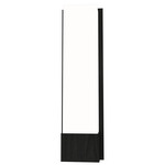 Clean Flowerpot Tall Wall Sconce - Charcoal / White Acrylic