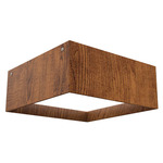 Squares Ceiling Light - Imbuia / White Acrylic