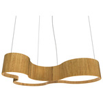 Organic KS Pendant - Louro Freijo / White Acrylic