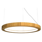 Frame Ring Pendant - Louro Freijo / White