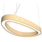 Organic Slim Pendant - Maple / White Acrylic Organic Slim Pendant - Maple / White Acrylic