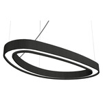 Organic Slim Pendant - Charcoal / White Acrylic Organic Slim Pendant - Charcoal / White Acrylic