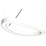 Organic Slim Pendant - Organic White / White Acrylic Organic Slim Pendant - Organic White / White Acrylic