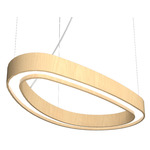 Organic Slim Pendant - Maple / White Acrylic Organic Slim Pendant - Maple / White Acrylic