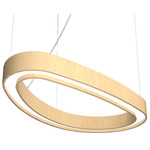 Organic Slim Pendant - Maple / White Acrylic Organic Slim Pendant - Maple / White Acrylic