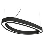 Organic Slim Pendant - Charcoal / White Acrylic Organic Slim Pendant - Charcoal / White Acrylic