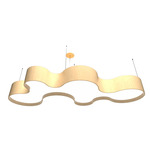 Organic Pendant - Maple / White Acrylic
