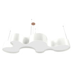 Organic Pendant - Organic White / White Acrylic