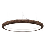 Facet Slim Pendant - American Walnut / White Acrylic