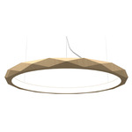 Facet Slim Pendant - Maple / White Acrylic