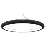 Facet Slim Pendant - Charcoal / White Acrylic