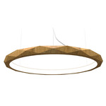 Facet Slim Pendant - Louro Freijo / White Acrylic