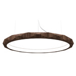 Facet Slim Pendant - American Walnut / White Acrylic