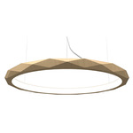 Facet Slim Pendant - Maple / White Acrylic