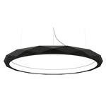 Facet Slim Pendant - Charcoal / White Acrylic