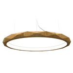 Facet Slim Pendant - Louro Freijo / White Acrylic