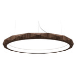 Facet Slim Pendant - American Walnut / White Acrylic
