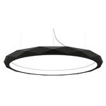 Facet Slim Pendant - Charcoal / White Acrylic