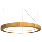 Frame Ring Pendant - Louro Freijo / White