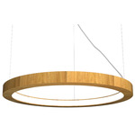 Frame Ring Pendant - Louro Freijo / White
