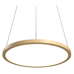 Naia Pendant - Maple / White Acrylic