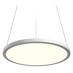 Naia Pendant - Organic White / White Acrylic