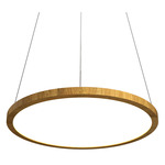 Naia Pendant - Louro Freijo / White Acrylic