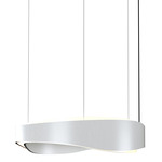 Horizon Pendant - Organic White / White Acrylic