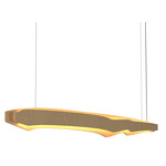 Horizon Linear Pendant - Maple / White Acrylic