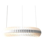 Stecche Di Legno Ring Pendant - Organic White / White Acrylic