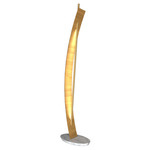 Raft Floor Lamp - Louro Freijo / Gold