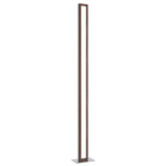 Frame Floor Lamp - American Walnut / White