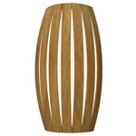 Barrel Wall Sconce - Louro Freijo / White