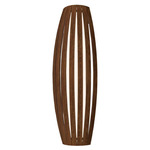 Barrel Wall Sconce - Imbuia / White